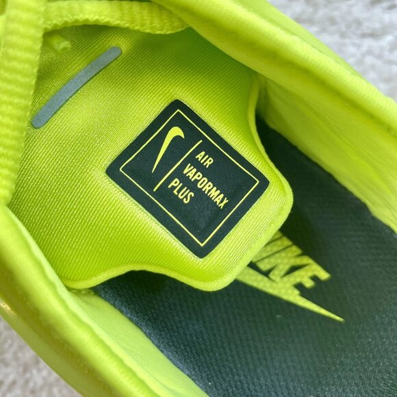 [Wm 6.5] NIKE AIR VAPORMAX PLUS Running Shoes Atomic Green Tennis Ball - Picture 4 of 9